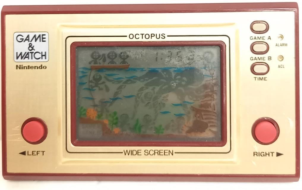 動作品任天堂 ゲームウォッチ オクトパス 任天堂 GAME&WATCH OCTOPUS